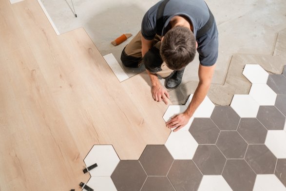 Flooring installation services in Fairbanks, AK